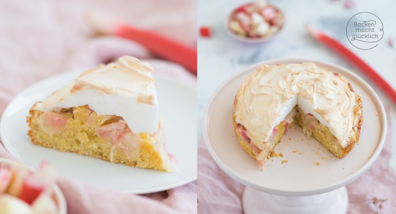 Rhubarb cake with meringue |  Baking makes you happy