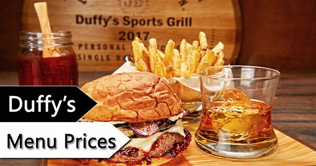 Duffy's Menu With Prices