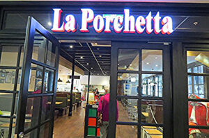 La Porchetta Menu With Prices
