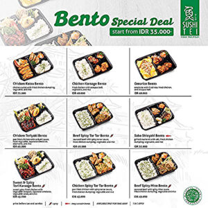 Bento Sushi Menu Prices