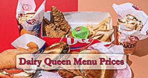 Dairy Queen Menu With Prices