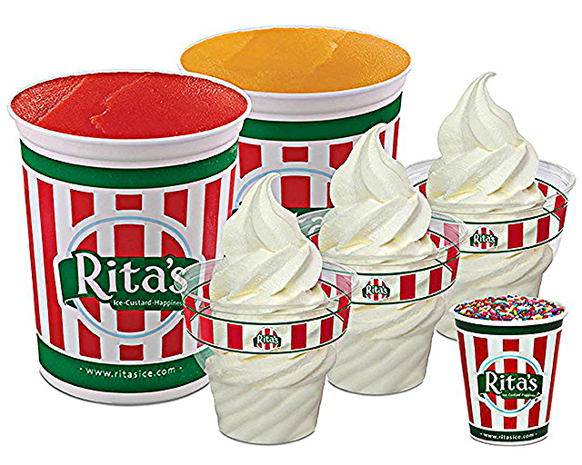 Rita’s Italian Ice Cream Menu Prices